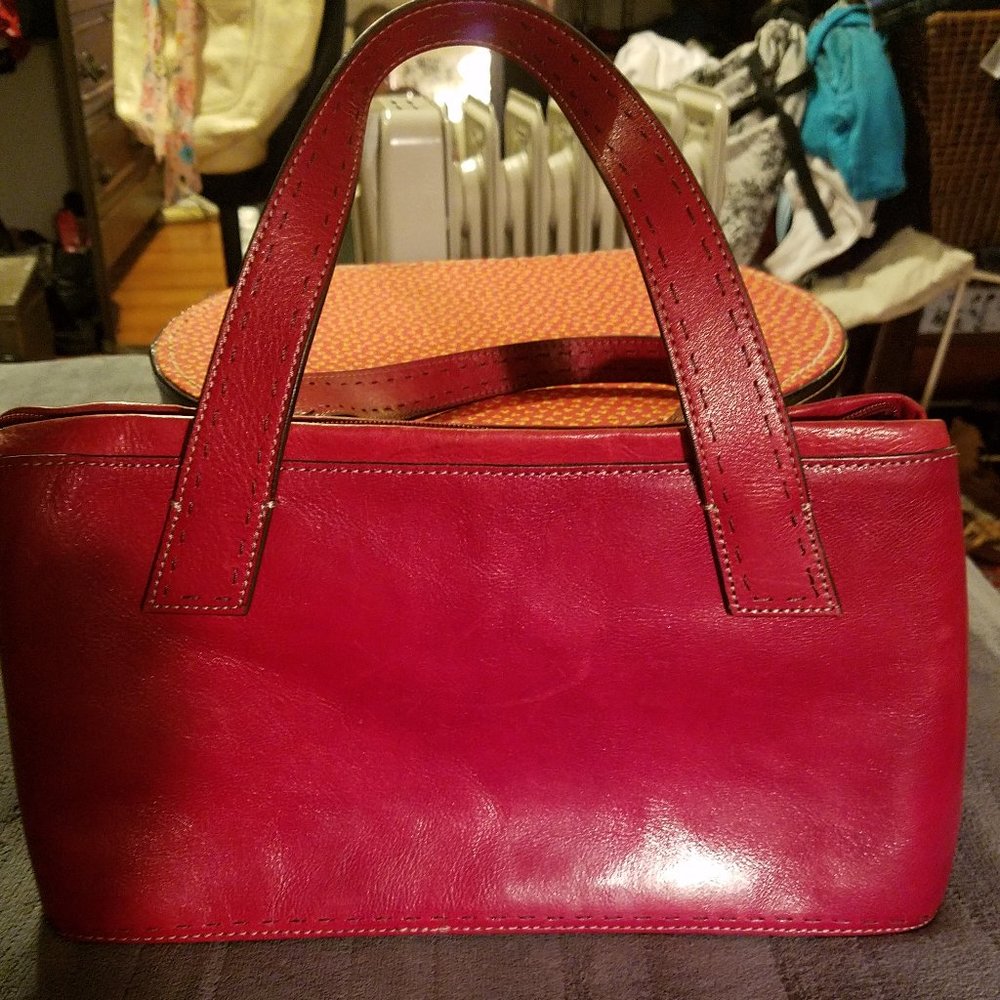 Fossil Leather Handbag